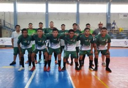 Time Real Junior da Reserva Indígena do Ligeiro garante vaga na Série Bronze do Campeonato Estadual de Futsal Masculino