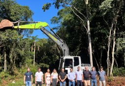 Charrua avança em ações de prevenção e realiza desassoreamento no Arroio Caçador